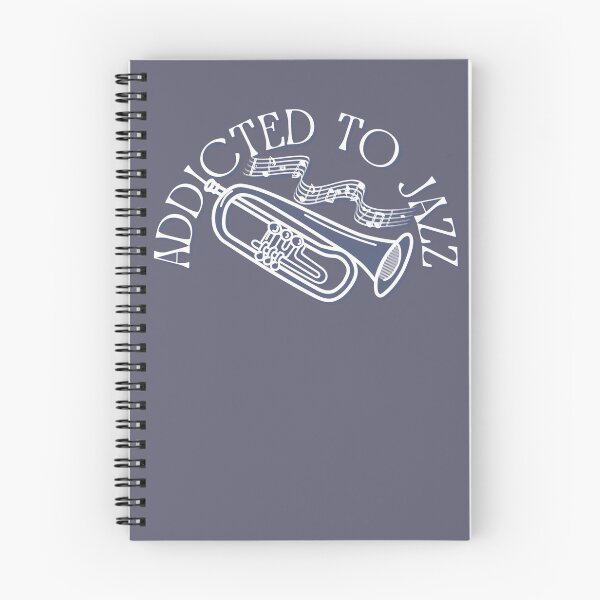 Item preview, Addicted To Jazz, Cool Blue Trumpet Jazz Design For Jazz Lovers designed and sold by TrulyEpoque.