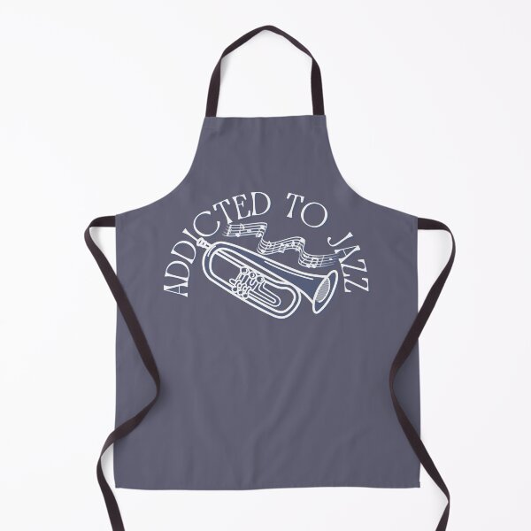 Item preview, Addicted To Jazz, Cool Blue Trumpet Jazz Design For Jazz Lovers designed and sold by TrulyEpoque.