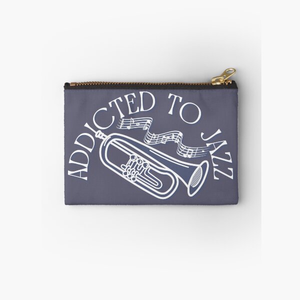 Item preview, Addicted To Jazz, Cool Blue Trumpet Jazz Design For Jazz Lovers designed and sold by TrulyEpoque.