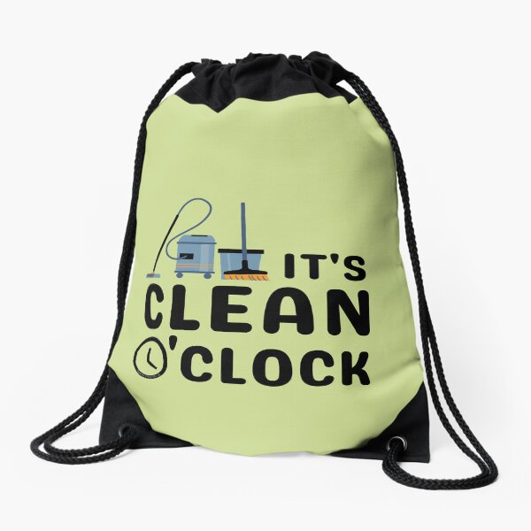 Item preview, Clean O'Clock Vacuum Floor Cleaning Fun for Cleaning Crew designed and sold by SavvyCleaner.