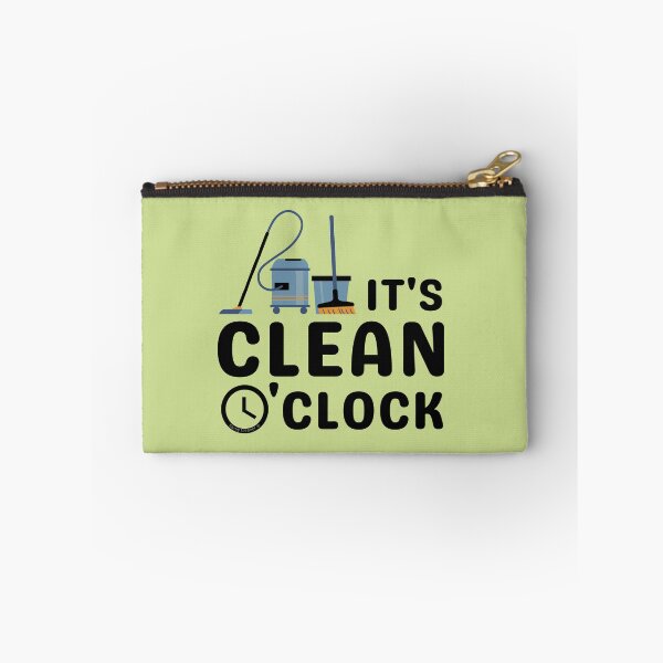 Item preview, Clean O'Clock Vacuum Floor Cleaning Fun for Cleaning Crew designed and sold by SavvyCleaner.
