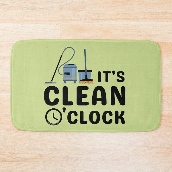 Item preview, Clean O'Clock Vacuum Floor Cleaning Fun for Cleaning Crew designed and sold by SavvyCleaner.