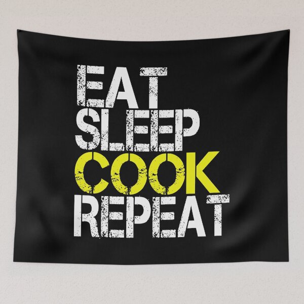 Item preview, Eat Sleep Cook Repeat, Grunge  designed and sold by ACC .