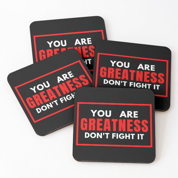 Item preview, You Are Greatness Don't Fight It designed and sold by KingsManKind.