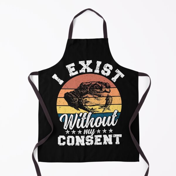 Item preview, I Exist Without My Consent - Funny Frog Surreal Meme Sarcastic & Anti Depression designed and sold by ohmier.