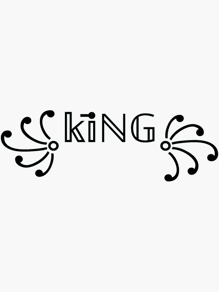 "King of world and the best in the world" Sticker for Sale by