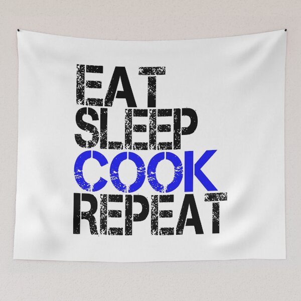 Item preview, Eat Sleep Cook Repeat, Grunge  designed and sold by ACC .