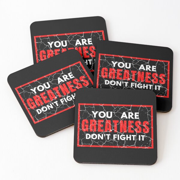 Item preview, You Are Greatness Don't Fight It distressed  designed and sold by KingsManKind.