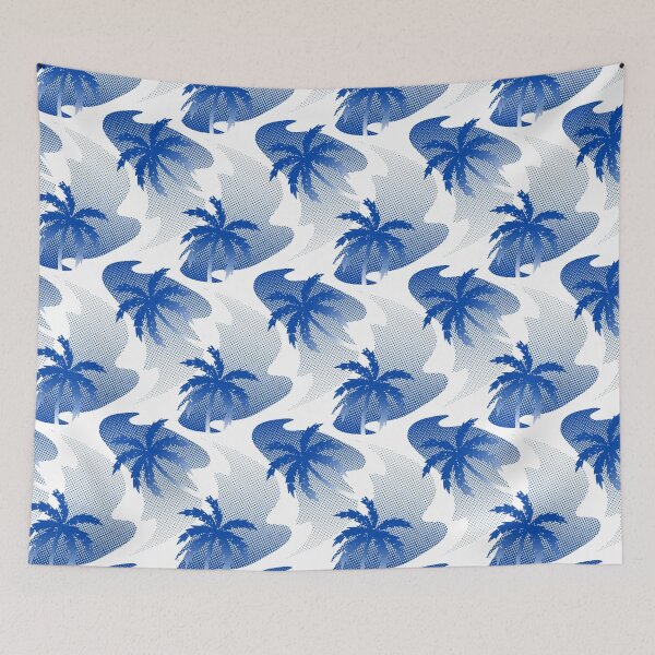 Item preview, Palms with abstract water  designed and sold by AdamFahey.