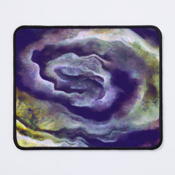 Item preview, Tumultuous Tempest Yellow And Blue Abstract Art designed and sold by taiche.