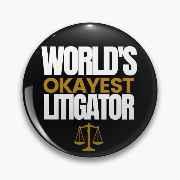 Item preview, World's Okayest Litigator designed and sold by Oreo2020 Creations.