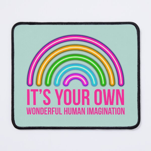 Item preview, It's your own wonderful human imagination - Neville Goddard quote designed and sold by Theleochick.