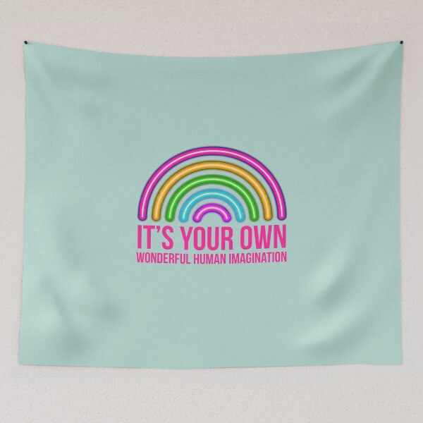 Item preview, It's your own wonderful human imagination - Neville Goddard quote designed and sold by Theleochick.