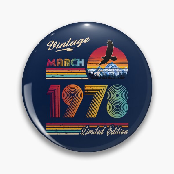 Item preview, March 1978 Birthday designed and sold by GreenSplash.