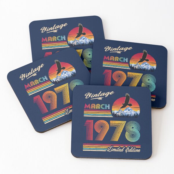 Item preview, March 1978 Birthday designed and sold by GreenSplash.