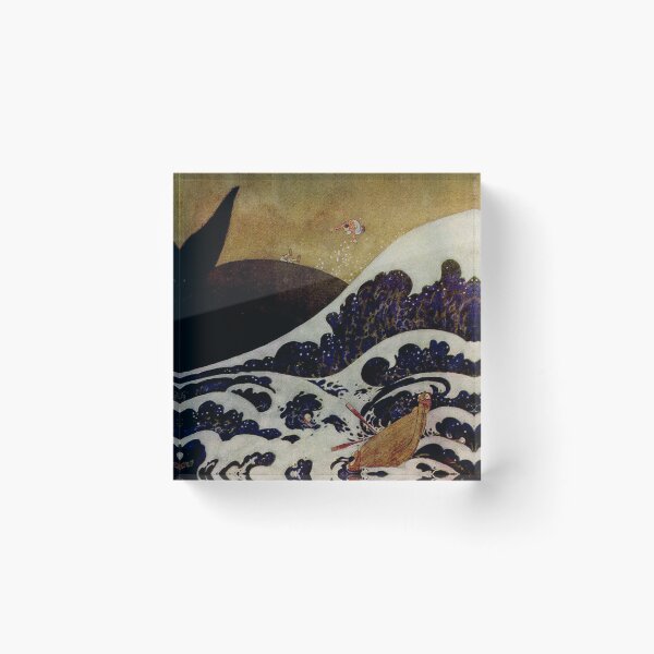 Item preview, The Mighty Fish by Edmund Dulac - Vintage Art designed and sold by RickE.