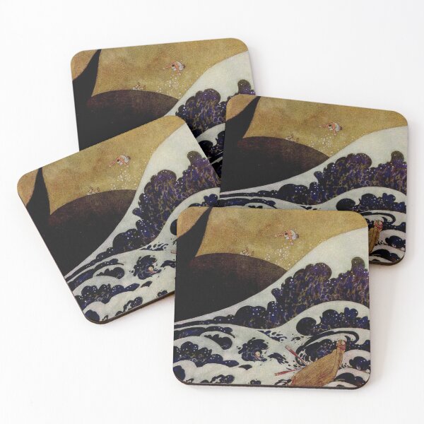 Item preview, The Mighty Fish by Edmund Dulac - Vintage Art designed and sold by RickE.