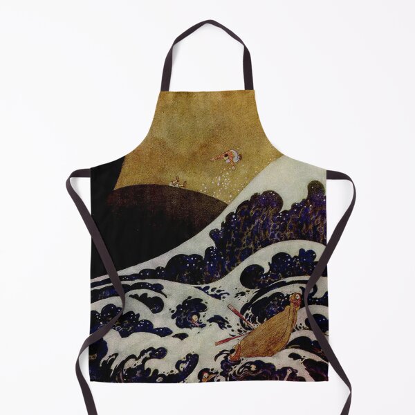 Item preview, The Mighty Fish by Edmund Dulac - Vintage Art designed and sold by RickE.