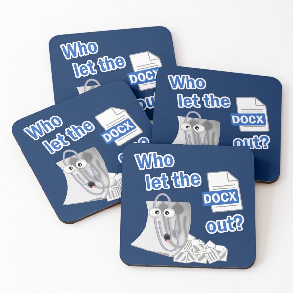 Item preview, Who let the DocX out? Funny office design. designed and sold by GiborDesign.