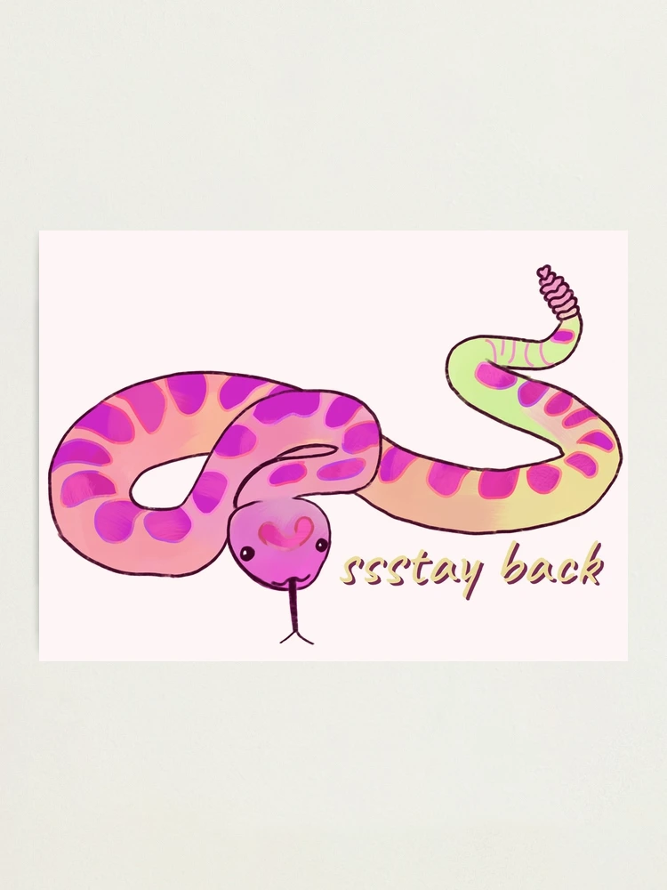 Cute Snake Art Deco' Sticker | Spreadshirt
