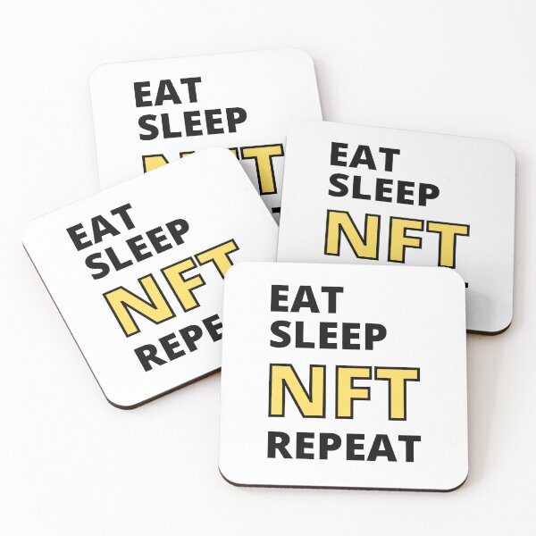 Item preview, Eat Sleep NFT Repeat designed and sold by Cawaiico.