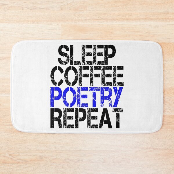 Item preview, Sleep Coffee Poetry Repeat, Grunge  designed and sold by ACC .