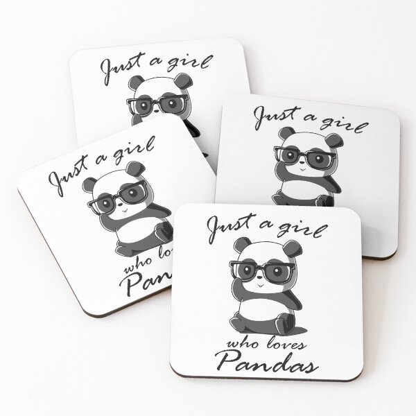 Item preview, Just A Girl Who Loves Pandas designed and sold by BeanxMax.