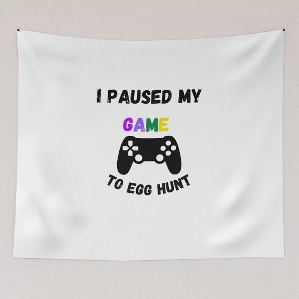 Artikelvorschau, Ich habe mein Spiel angehalten, um Ostern lustiges Gamer-klassisches T-Shirt zu jagen entworfen und verkauft von JVAZ21.