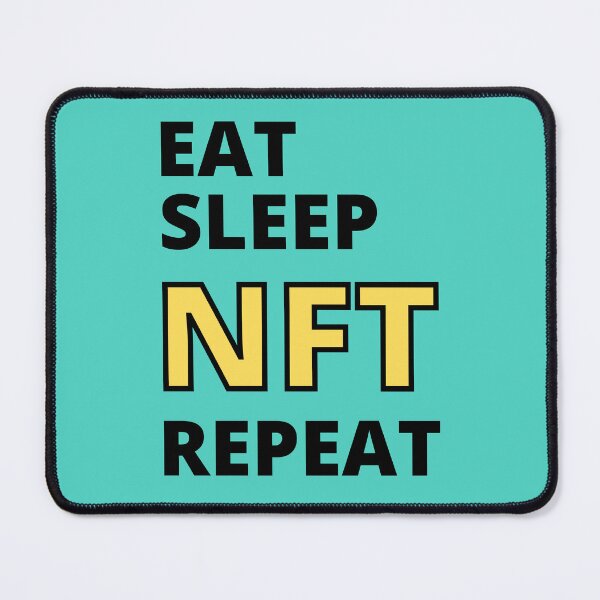Item preview, Eat Sleep NFT Repeat designed and sold by Cawaiico.