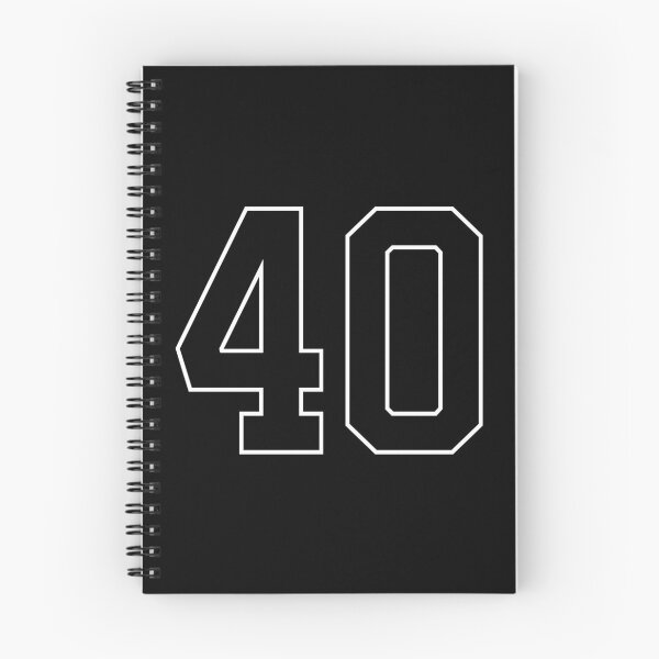 Item preview, Black Number 40 lucky sports jersey forty designed and sold by HeavyStyle.