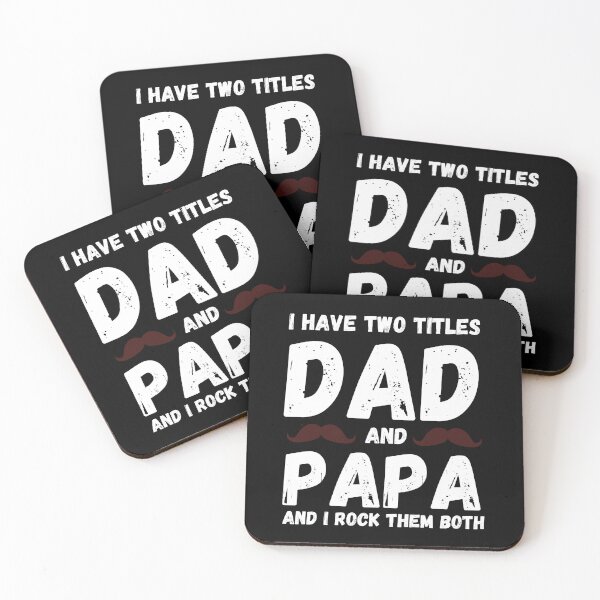 Item preview, tengo dos títulos papá y papá, Ho due titoli papà e stepdad I Rock Them entrambi camiseta - Unisex Funny Mens Best Papa designed and sold by bahdsgraphic.