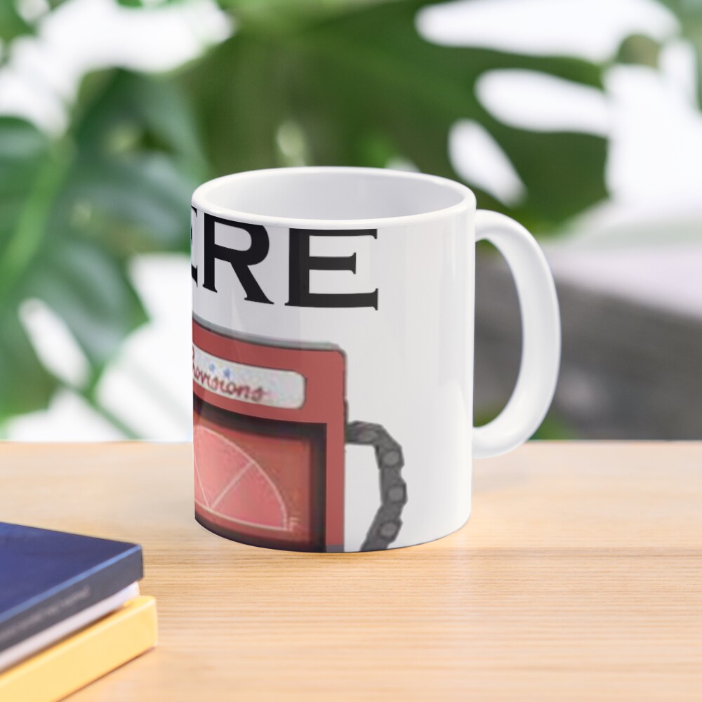 "Put this dispenser here" Mug by Verbital Redbubble
