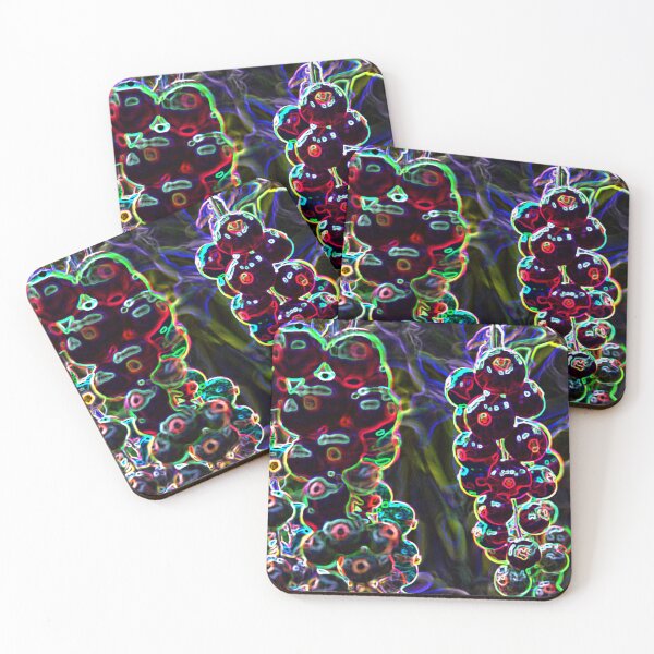Item preview, Ripe currants as elegant neon pop art in bright colors designed and sold by Your Happy Life.