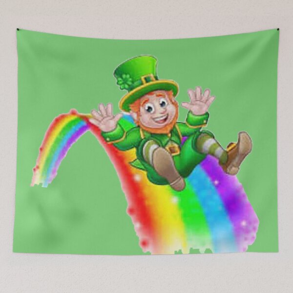 Item preview, Leprachaun, Luck of the Irish, Pot of Gold, Rainbow, Four Leaf Clover, Shamrock, St Patricks Day, Saint Patricks Day, Ireland designed and sold by Nostrathomas66.