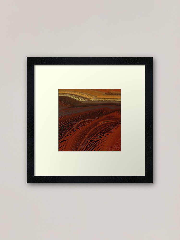 Alternate view of Faultline Framed Art Print
