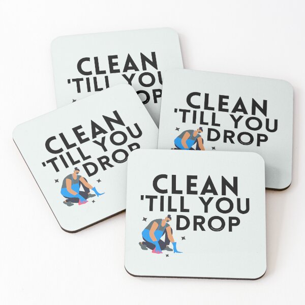 Item preview, Clean Till You Drop Housekeeper Janitor Cleaning Lady Fun designed and sold by SavvyCleaner.