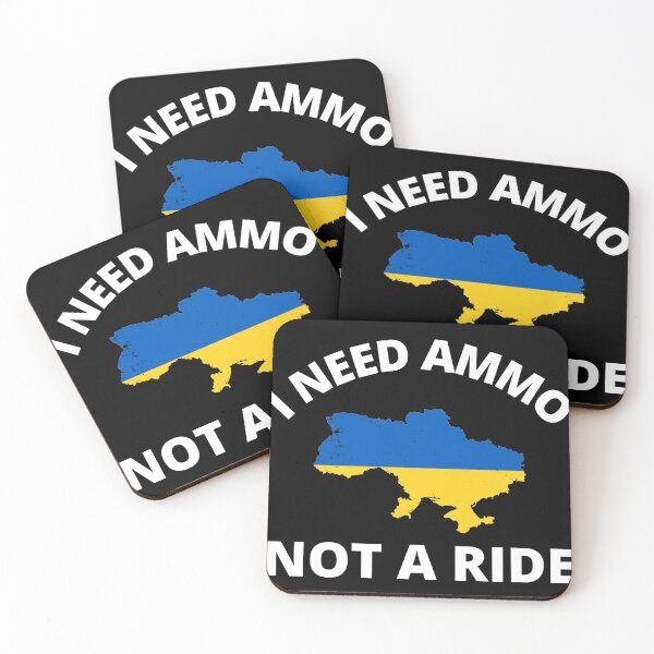 Item preview, I NEED AMMO NOT A RIDE | Ukraine Pride designed and sold by zakariadesigner.