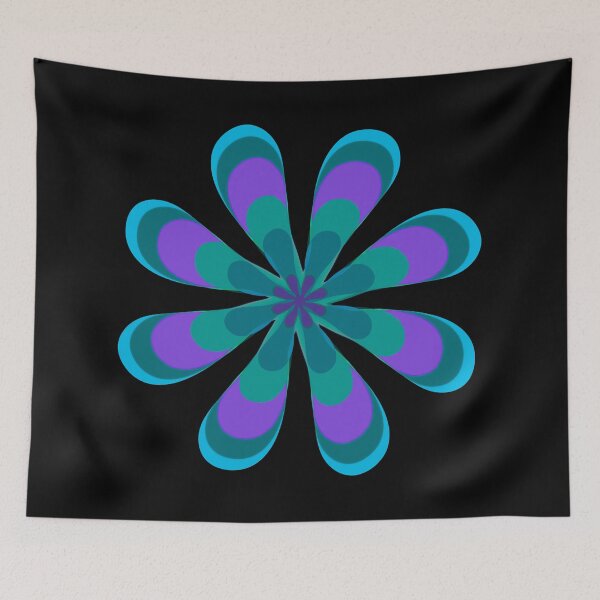 Item preview, Flower Power * Colorful Retro Hippie Art designed and sold by BadassBazaar.