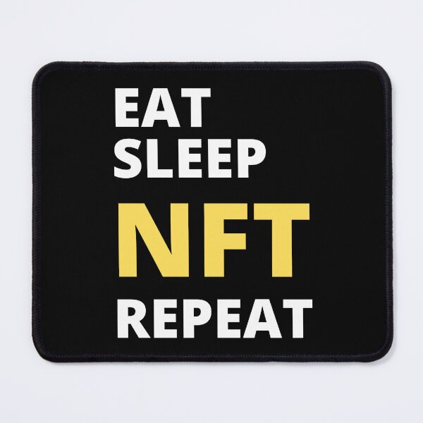 Item preview, Eat Sleep NFT Repeat designed and sold by Cawaiico.