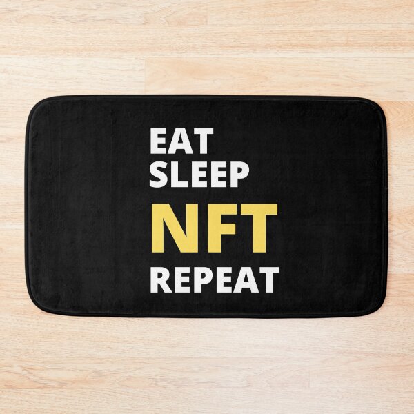 Item preview, Eat Sleep NFT Repeat designed and sold by Cawaiico.
