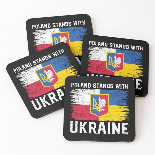 Item preview, Poland Stands With Ukraine Polish Ukrainian Flag designed and sold by RosannaArt.
