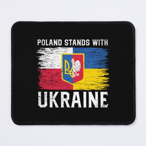 Item preview, Poland Stands With Ukraine Polish Ukrainian Flag designed and sold by RosannaArt.