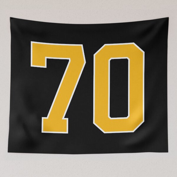 Item preview, Yellow Number 70 lucky sports jersey seventy designed and sold by HeavyStyle.