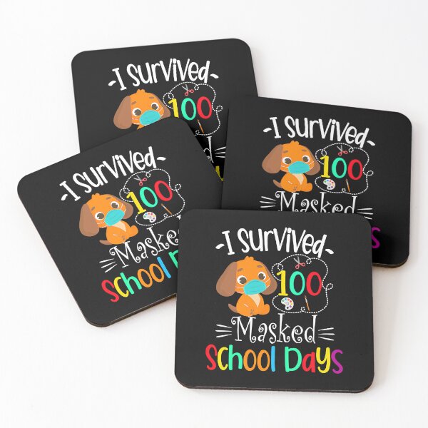 Item preview, I Survived 100 Masked School Days Teacher Student designed and sold by Sara-Quinn.
