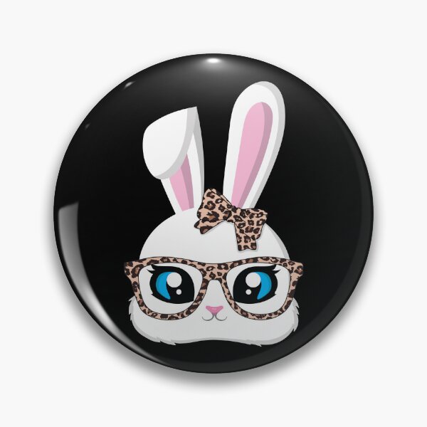 Artikelvorschau, Netter weißer Hase mit Leopardenbrille entworfen und verkauft von dass-art.