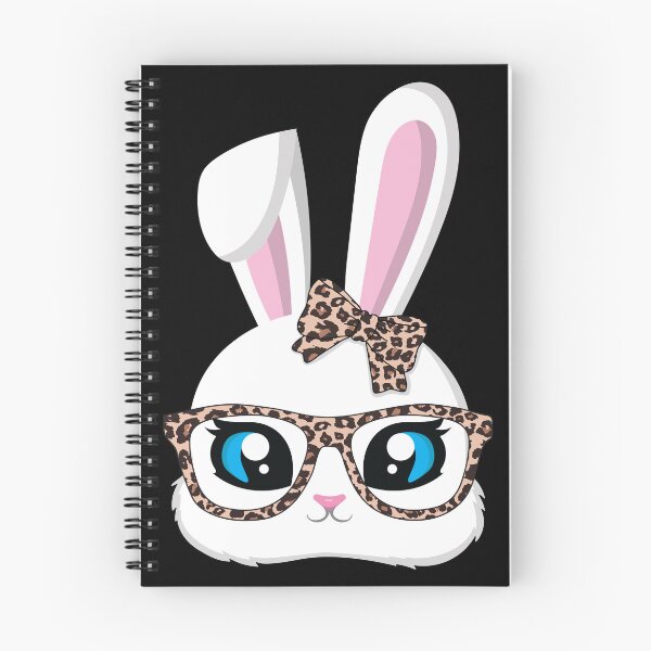Artikelvorschau, Netter weißer Hase mit Leopardenbrille entworfen und verkauft von dass-art.