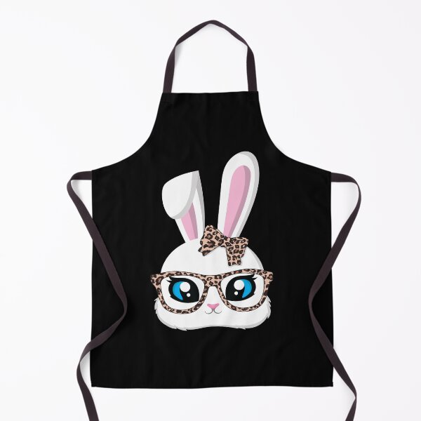 Item preview, Cute White Bunny With Leopard Glasses designed and sold by dass-art.