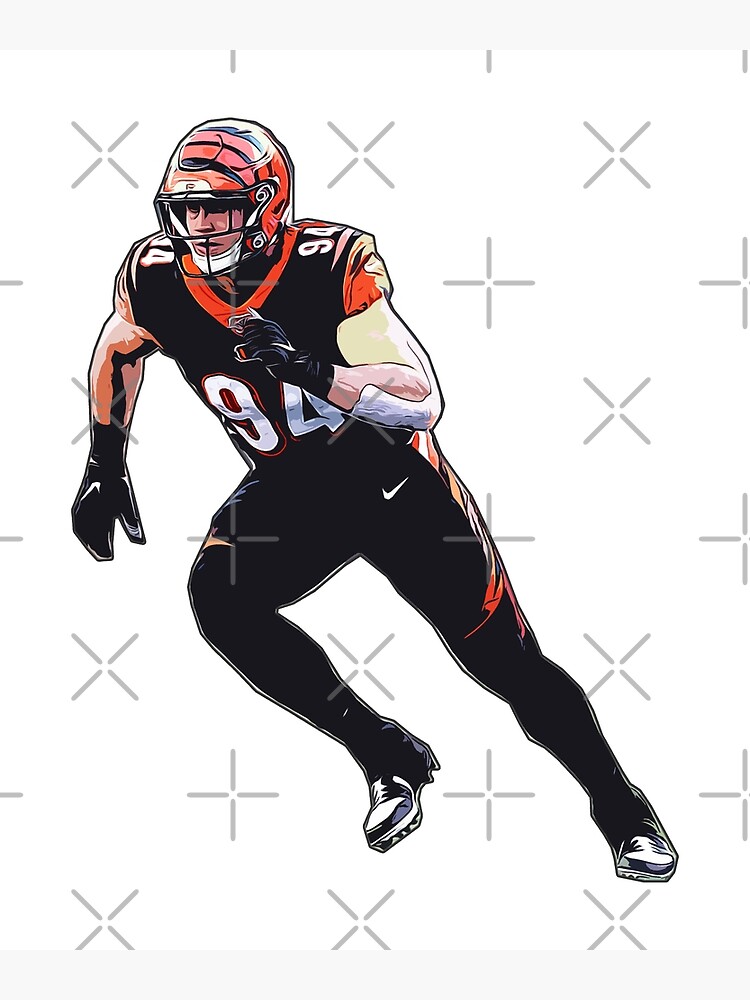 Sam Hubbard Bengals Shirt, Cincinnati Football Short Sleeve Sweater