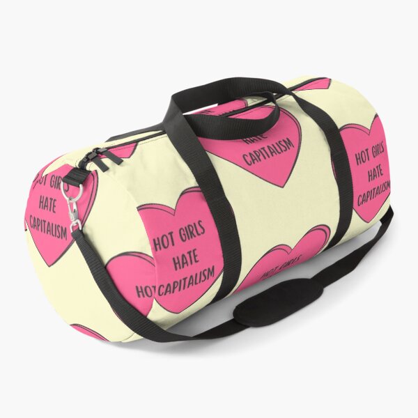 Item preview, HOT GIRLS HATE CAPITALISM - pink heart designed and sold by Colorful-Inspo.