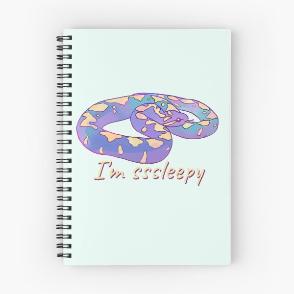 Item preview, Cute watercolor snake I'm sleepy  designed and sold by Mayarart.